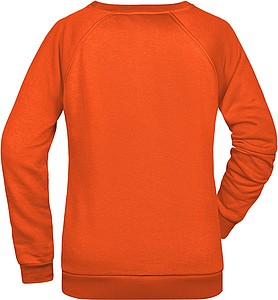 Womens sweatshirt James Nicholson, orange, XXL