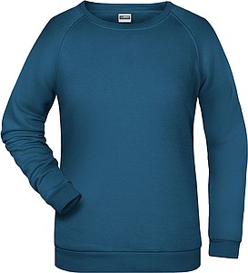 Womens sweatshirt James Nicholson, teal, XXL