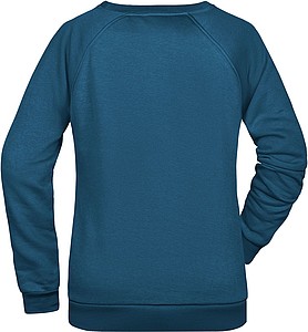 Womens sweatshirt James Nicholson, teal, XXL