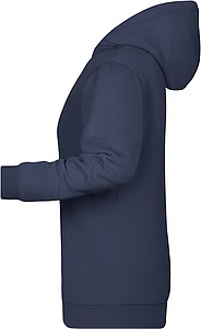 Womens sweatshirt with hoodie James Nicholson, navy, 3XL