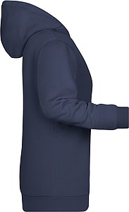 Womens sweatshirt with hoodie James Nicholson, navy, 3XL