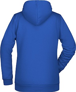Womens sweatshirt with hoodie James Nicholson, royal blue, XS