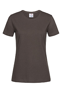 Womens T-shirt STEDMAN CLASIC, dark brown, S