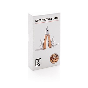 Wood multitool, brown