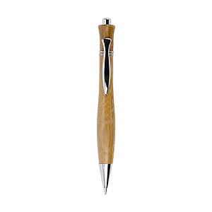Wooden ballpen. Brown