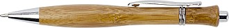 Wooden ballpen. Brown