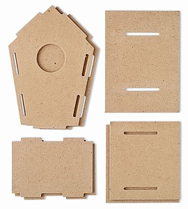 Wooden bird house