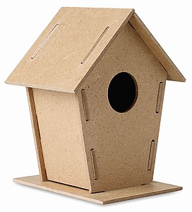 Wooden bird house