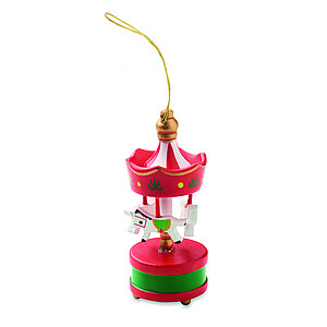 Wooden carousel ornament
