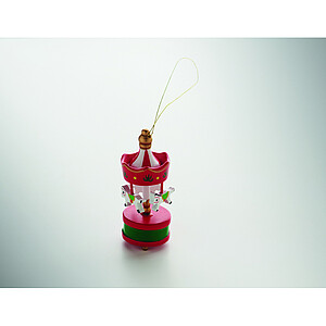 Wooden carousel ornament
