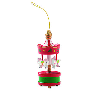Wooden carousel ornament