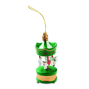 Wooden carousel ornament