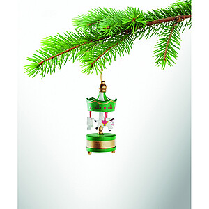 Wooden carousel ornament