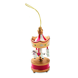 Wooden carousel ornament