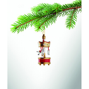 Wooden carousel ornament