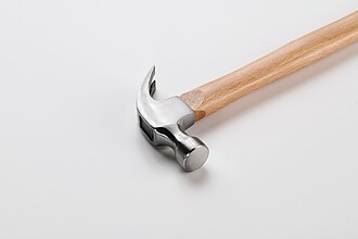 Wooden claw hammer, wood