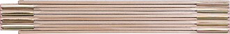 Wooden folding ruler, beige