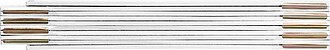 Wooden folding ruler, white