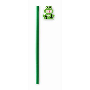 Wooden pencil in animal shape, green