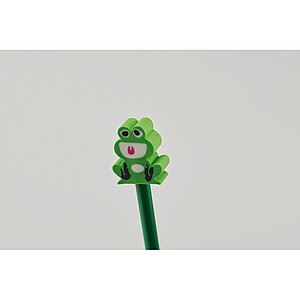 Wooden pencil in animal shape, green