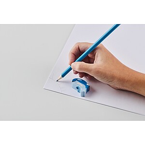 Wooden pencil in animal shape, turquoise