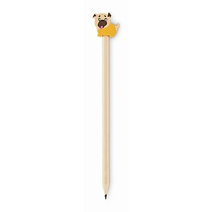 Wooden pencil in animal shape, wood