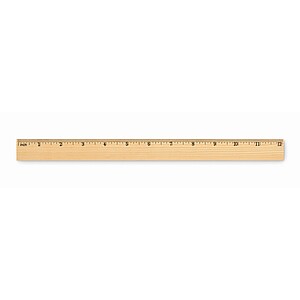 Wooden ruler 30cm, wood