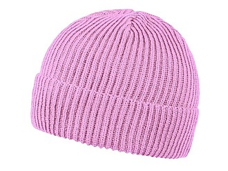 Wrap winter hat, pink