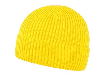 Wrap winter hat, yellow