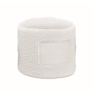 Wristband in polycotton, white