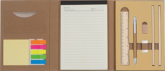 Writing case with cardboard