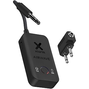 Xtorm XAWBT01 AirWave wireless audio adapter, solid black