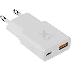 Xtorm XG2SL025 Go2 SlimLine 25W charger, white