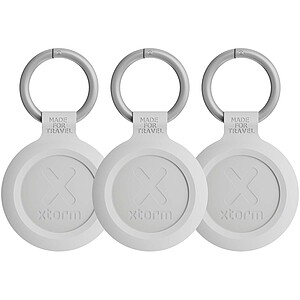 Xtorm XTAG2A 3-pack water resistant travel tag, ash white melange