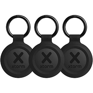 Xtorm XTAG2A 3-pack water resistant travel tag, charcoal