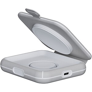 Xtorm XWF21 15W foldable 2-in-1 wireless travel charger, grey