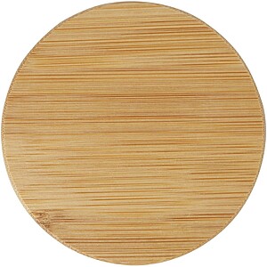 Zen tea pot with strainer and bamboo lid, transparent