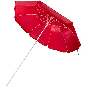 Zenith beach umbrella, red