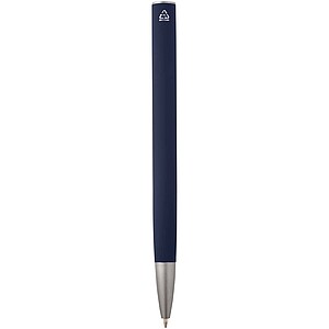 Ziguur recycled aluminium ballpoint pen, navy