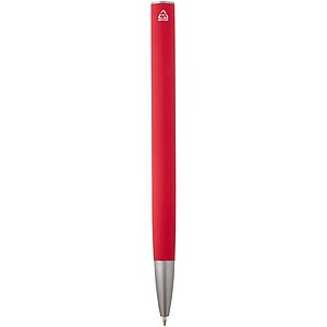 Ziguur recycled aluminium ballpoint pen, red
