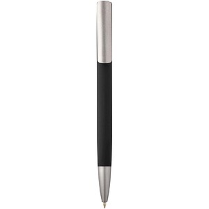 Ziguur recycled aluminium ballpoint pen, solid black