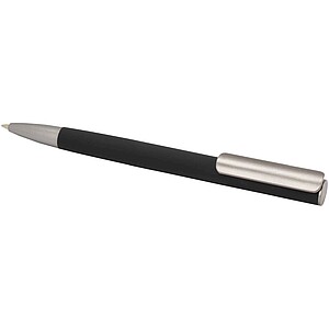 Ziguur recycled aluminium ballpoint pen, solid black