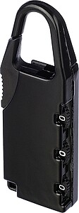 Zinc alloy numeric padlock April, black