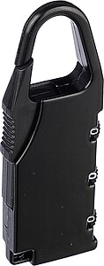 Zinc alloy numeric padlock April, black