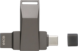 Zinc alloy USB stick Dorian