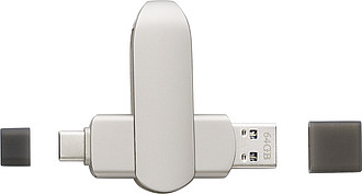 Zinc alloy USB stick Harlow