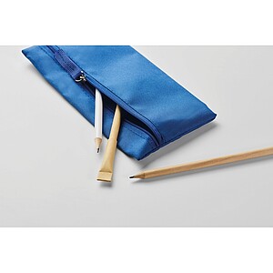 Zippered pencil case, royal blue