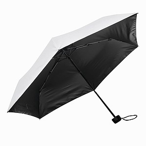 AGRIGENTO Kapesní deštník s UV ochranou, bílá - reklamní deštníky