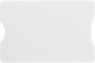 FIDORA Obal na platební kartu s RFID ochranou, bílý - reklamní předměty