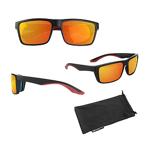 SCHWARZWOLF IRAVADI Sportovní polarizační brýle, černé - sluneční brýle s vlastním potiskem
